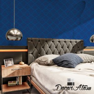 Adesivo para Quarto Arabesco Azul | Decoratom Loja Virtual