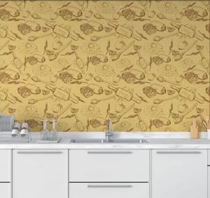 Papel de Parede Cozinha Culinária | Decoratom Loja Virtual