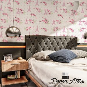 Adesivo para Quarto Paris Florida | Decoratom Loja Virtual