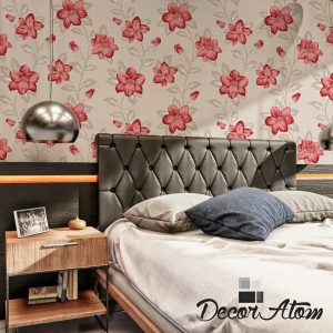 Adesivo para Quarto Florido (Tons de Rosa) | Decoratom Loja Virtual