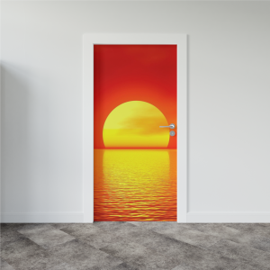 Adesivo de Porta Pôr do Sol | Decoratom Loja Virtual