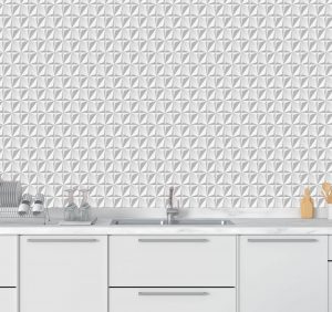 Papel de Parede para Cozinha Gesso 3D | Decoratom Loja Virtual