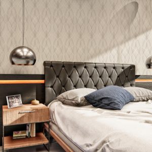 Adesivo para Quarto Trançado Linhas Bege | Decoratom Loja Virtual