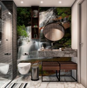 Adesivo para Banheiro Cachoeira | Decoratom Loja Virtual