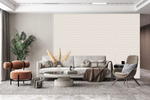 Papel de Parede para Sala Abstrato Losangos Pontilhados | Decoratom Loja Virtual