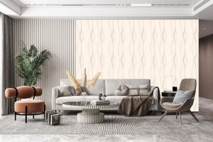 Papel de Parede para Sala Trançado Floral | Decoratom Loja Virtual