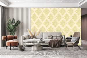 Papel de Parede para Sala Queridinho Amarelo | Decoratom Loja Virtual